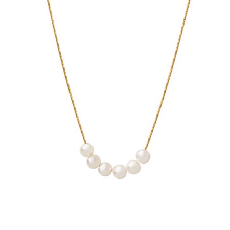 Simple Style Pearl Necklace