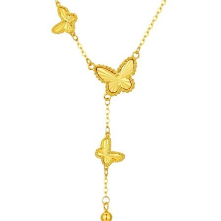 Hanging Butterfly Pendant Necklace