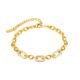 Zirconia Diamond U Chain Bracelet