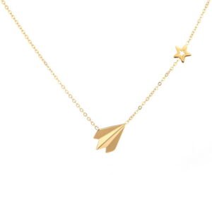 Airplane Pendant Necklace