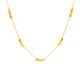 Golden Cube Chain Necklace