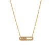 Sliding Stone Necklace