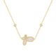 White Shell Butterfly Pendant Necklace