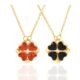 Double Sided Heart Pendant Necklace