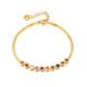 Rainbow Birthstone Bracelet