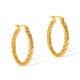 Twisted Hoop Earrings