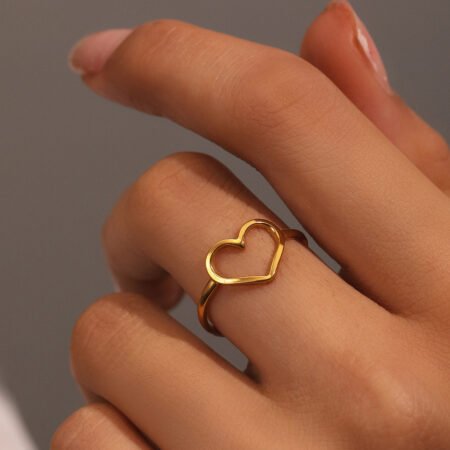 Heart Outline Ring
